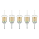 Hipa AM116304 Fuel Filter Fits 1/4" & 5/16" Fuel Line for LA105 LA110 LA115 LA120 LA125 #25 050 22-S 71-5960 120-436 GY20709 149-2206-01 Lawn Tractor
